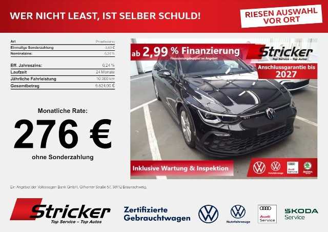 Volkswagen Golf °°GTI 2.0TSI DSG 310,-ohne Anzahlung Neu 56.610,-