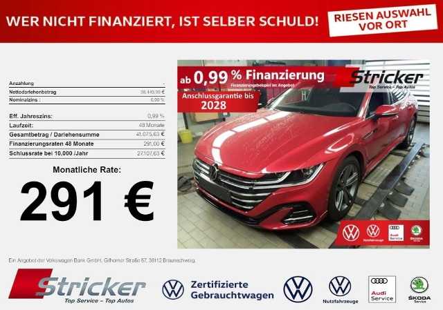 Volkswagen Arteon °°Shootingbrake R-Line 2.0TDI DSG 291,-ohne Anzahlung Neu 67.820,-